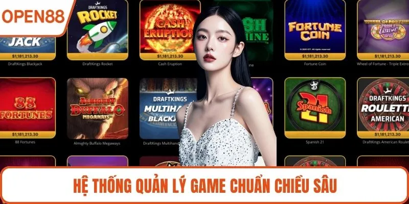 Hệ thống quản lý game chuẩn chiều sâu